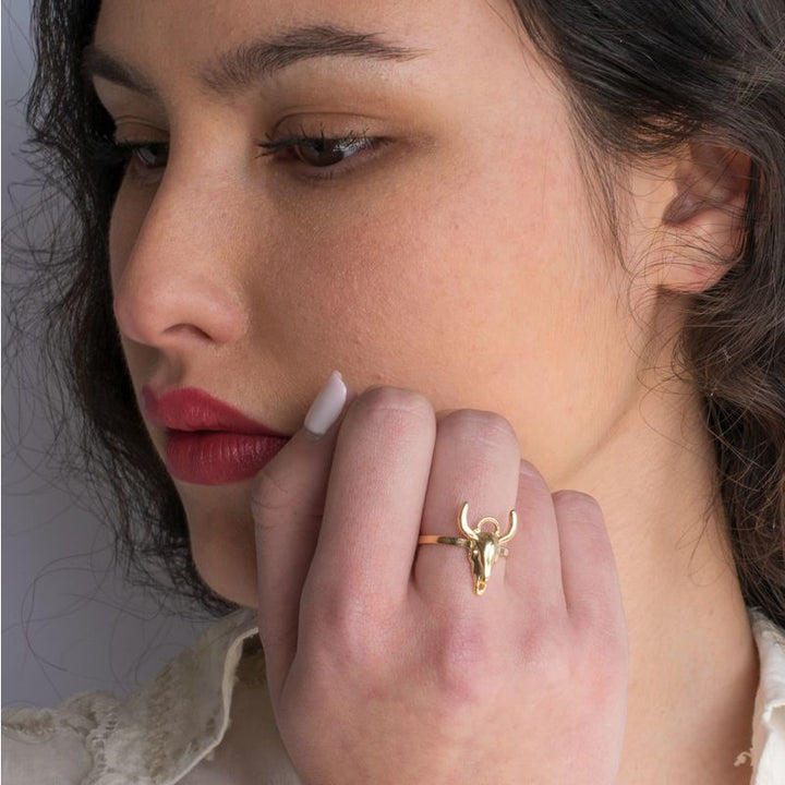 Toro Gold Plated Ring