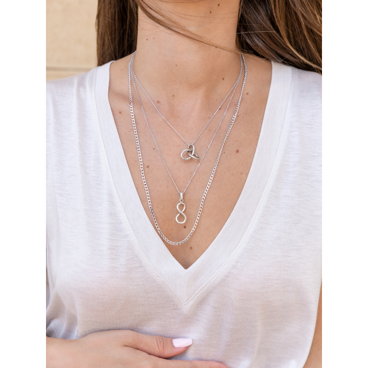 Silver Torus Necklace