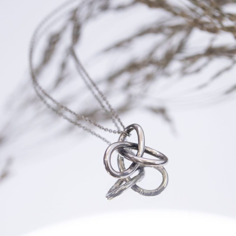 Silver Torus Necklace