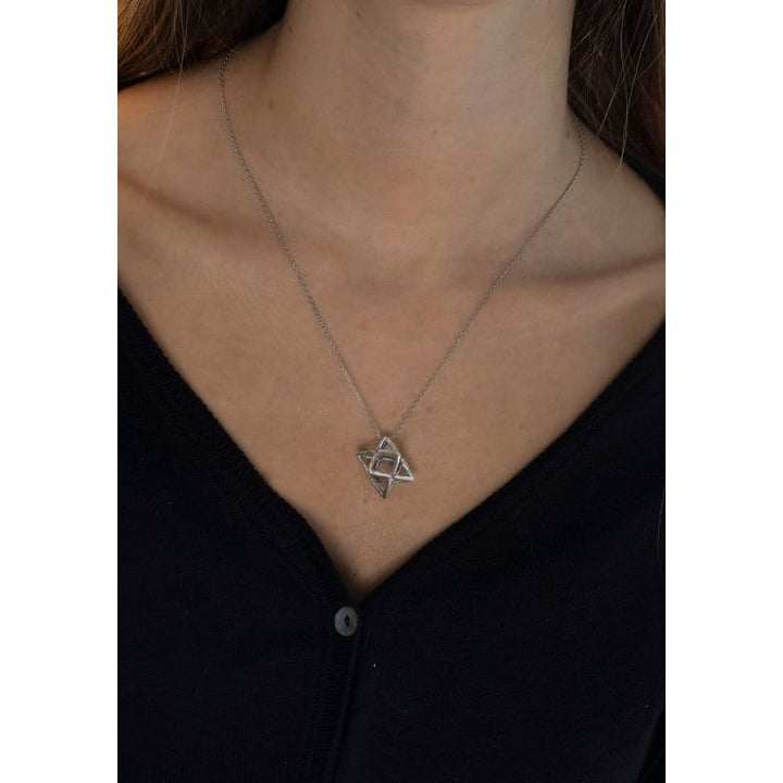 Silver Car Pendant Necklace