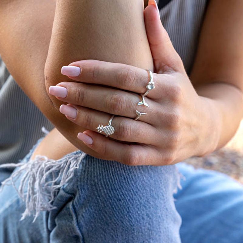 Sapphire Silver Ring