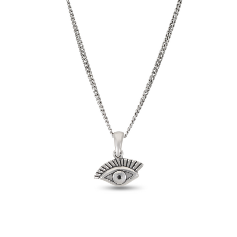 Silver Eye Necklace