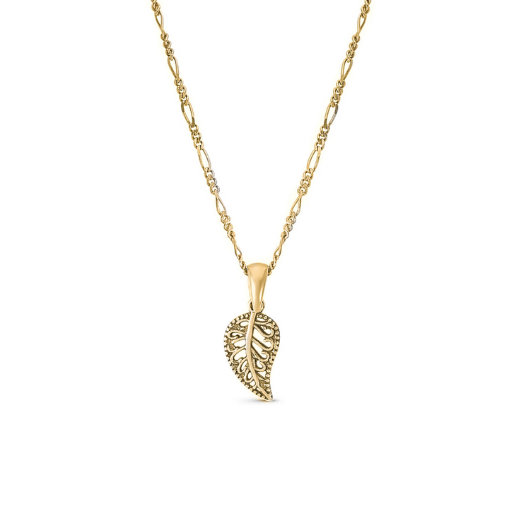 Gold-plated Leaf Necklace