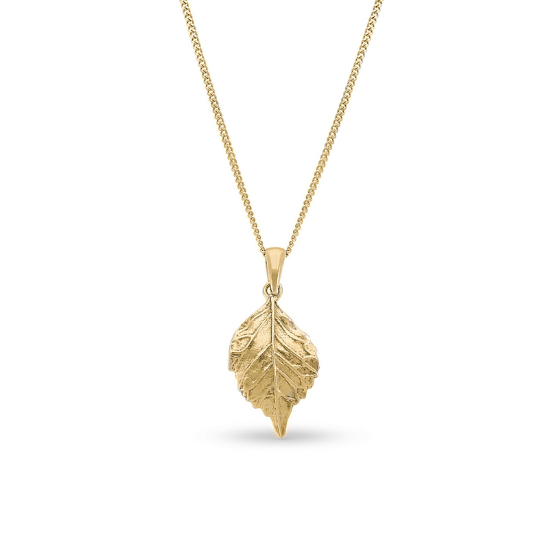 Gold Plated Leaf Necklace