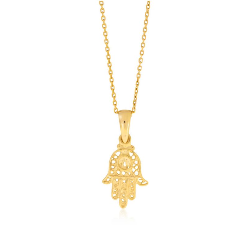 Hamsa Pendant Necklace