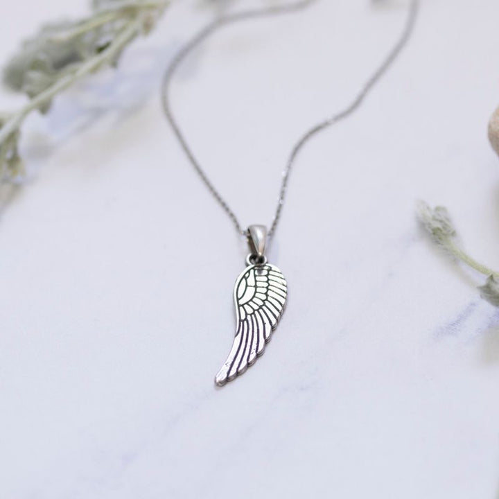 Silver Wings Necklace