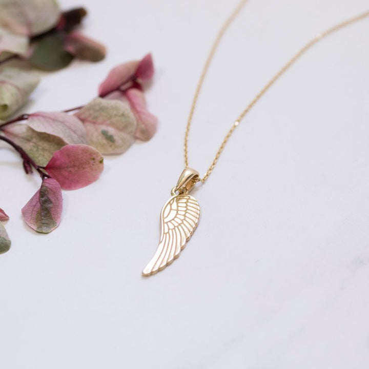 Gold-plated Wings Necklace