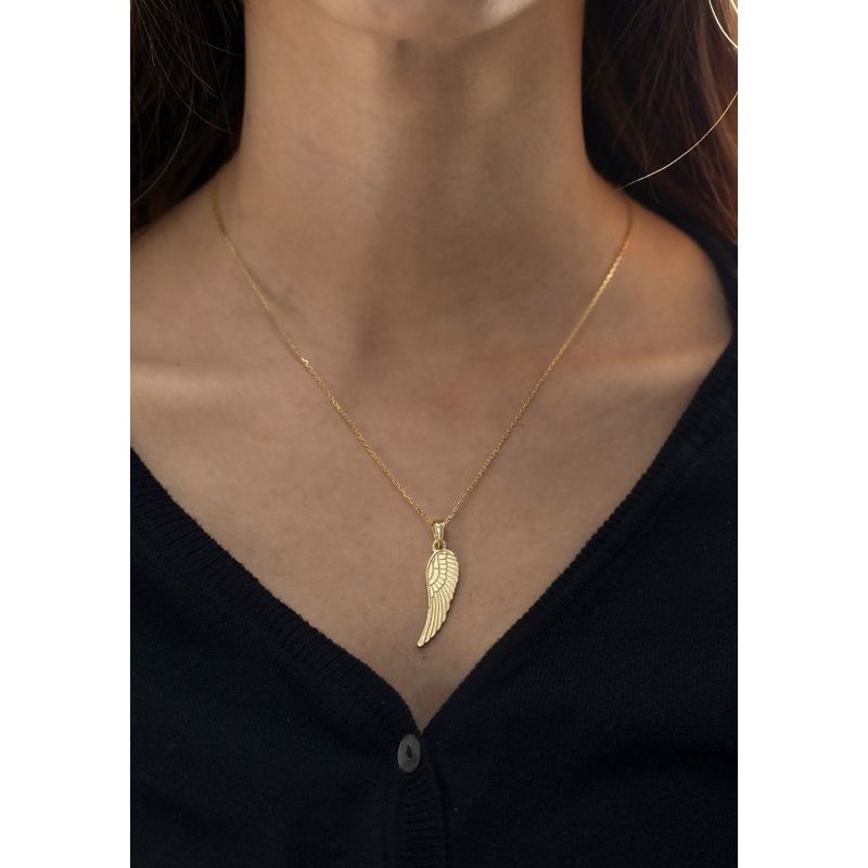 Gold-plated Wings Necklace