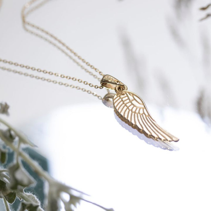 Gold-plated Wings Necklace