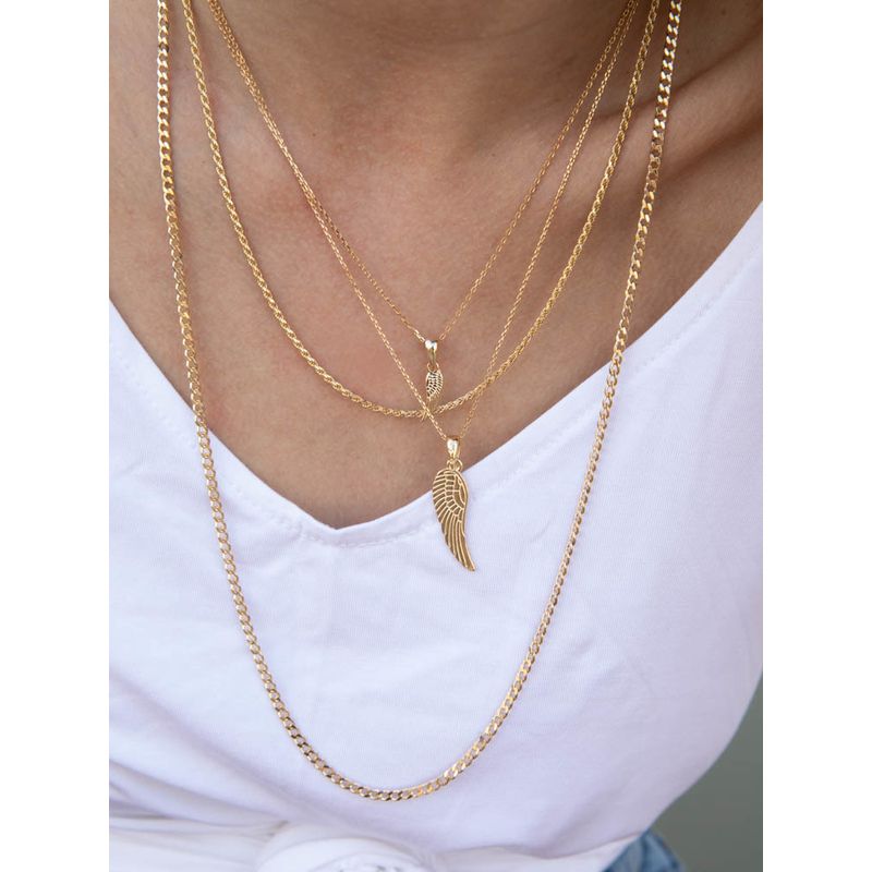 Gold-plated Wings Necklace