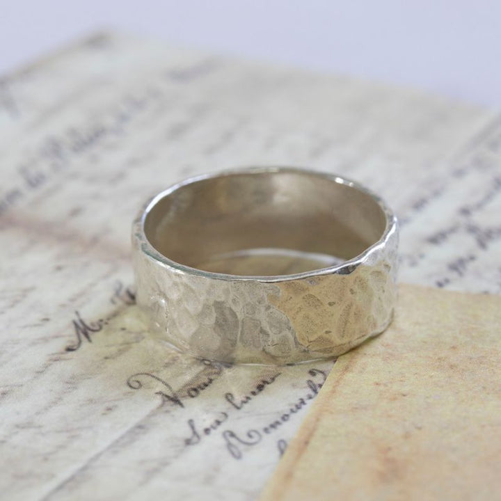 Classic Hammered Ring