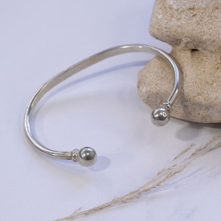 Open Bracelet with Balls