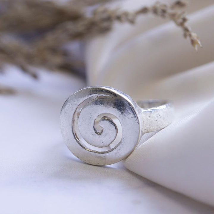 925 Silver Spiral Ring