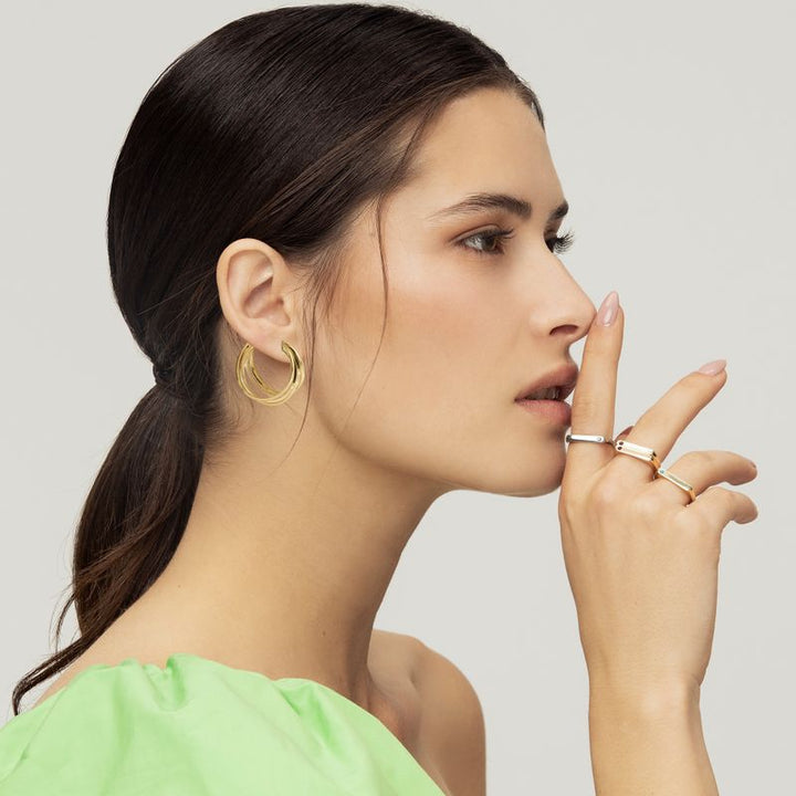 14K Gold Hoop Earrings