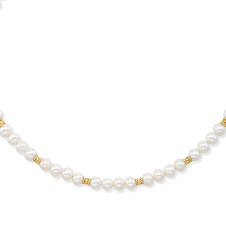 14K Gold and Pearl Necklace