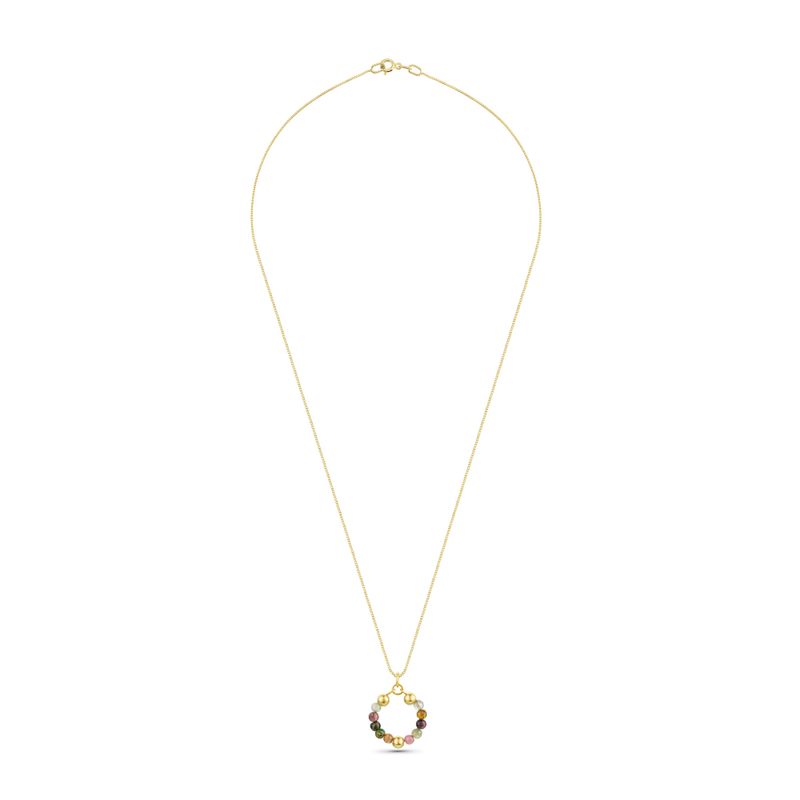 Deniz Gold Tourmaline Pendant