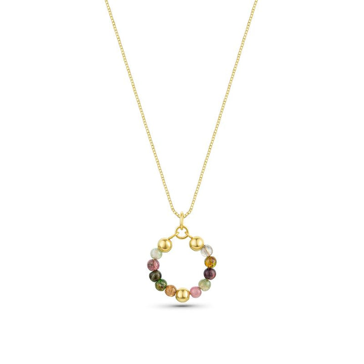 Deniz Gold Tourmaline Pendant