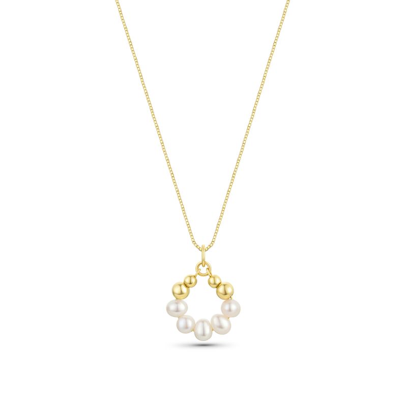 Deniz Gold Pearl Pendant