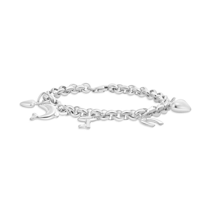 Hefty Charms Silver Bracelet