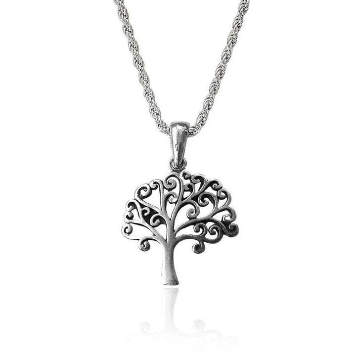 925 Sterling Silver Tree Pendant