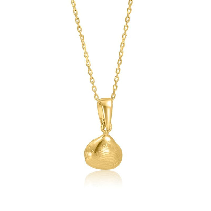 Gold Plated Pendant With Shell