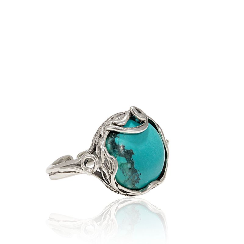 Turquoise Silver Sizable Ring