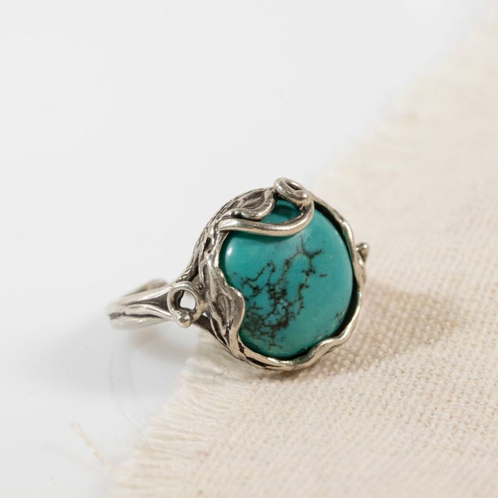 Turquoise Silver Sizable Ring