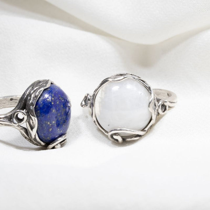 Moonstone Silver Sizable Ring
